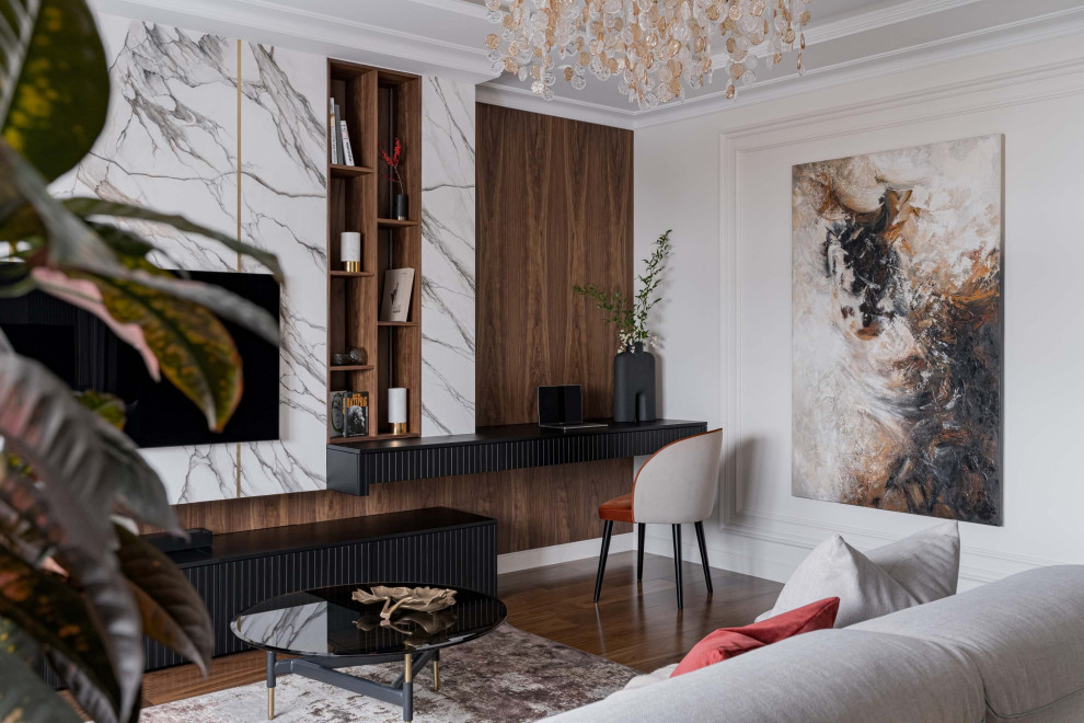 Интерьер квартиры в единой цветовой стилистике