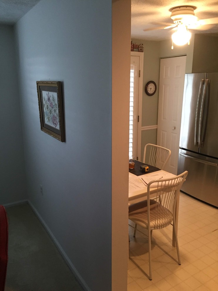 Kitchen remodeling in townhouse