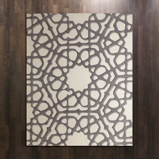 Global Views Rose Window Rug Gray Contemporary Area Rugs By Global Views Rose Window Rug Gray Contemporary Area Rugs By Seldens Furniture