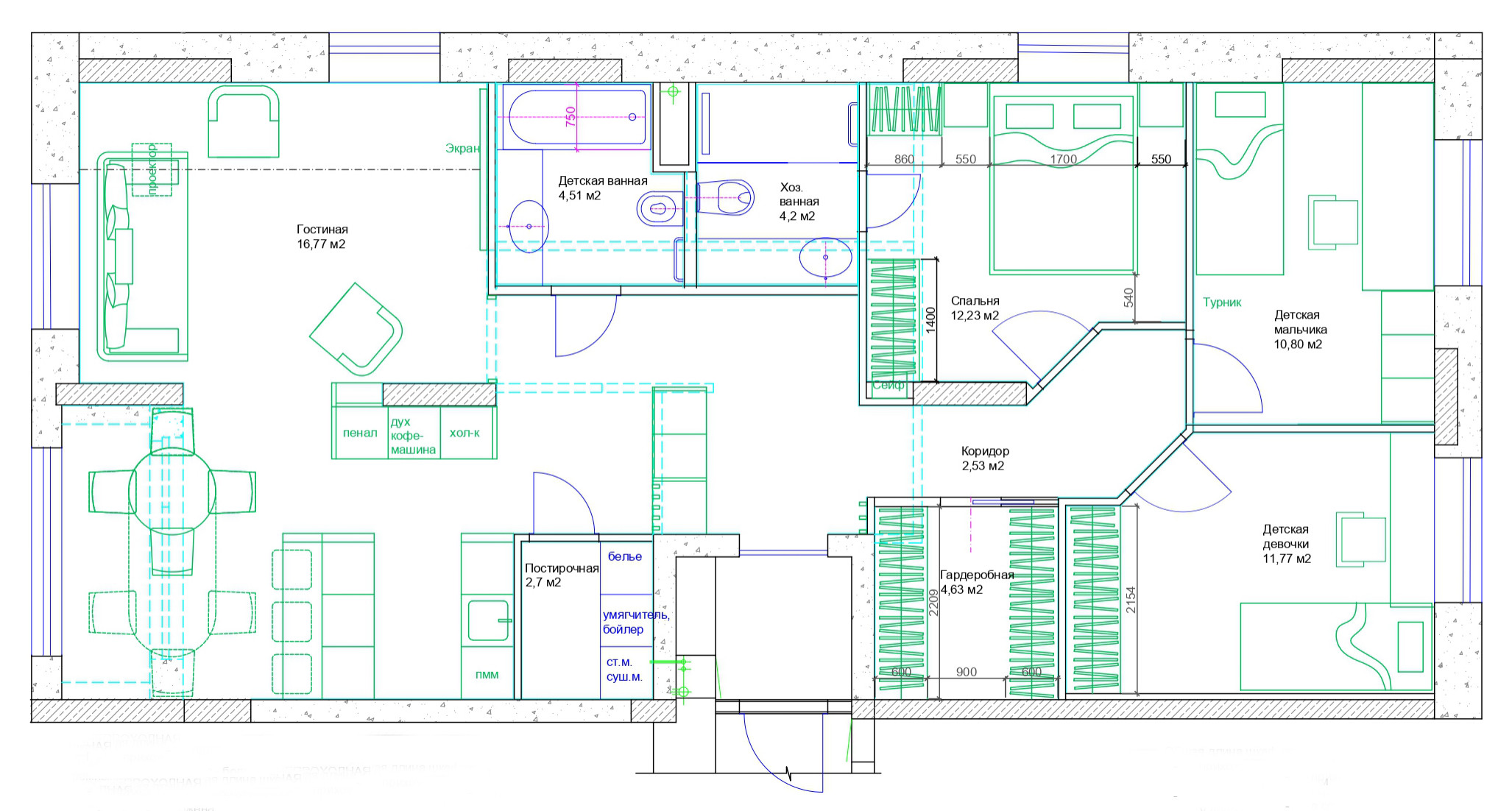 Поиск планировки: 14 вариантов (мы серьезно) + финал для 99 кв.м | Houzz  Россия