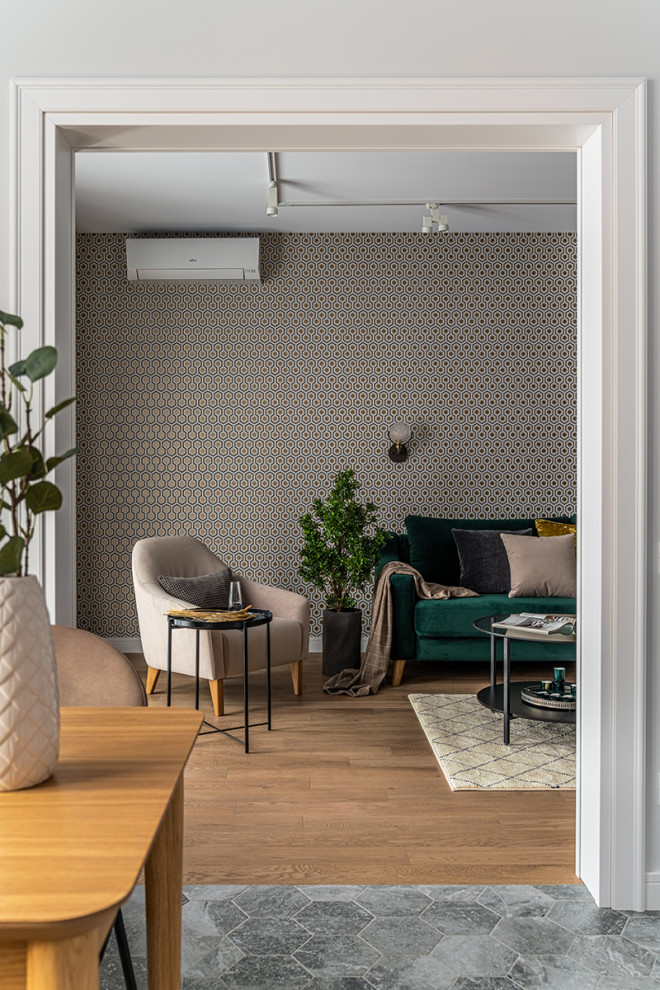 Баланс стиля и практичности.  Квартира для молодой семьи