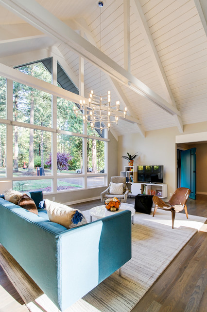 Woodinville Pivot contemporary-vardagsrum