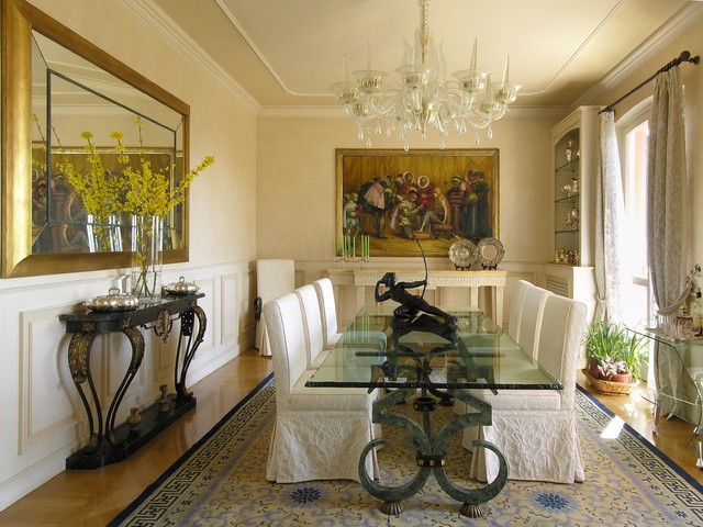 Villa in Bergamo klassisch-esszimmer