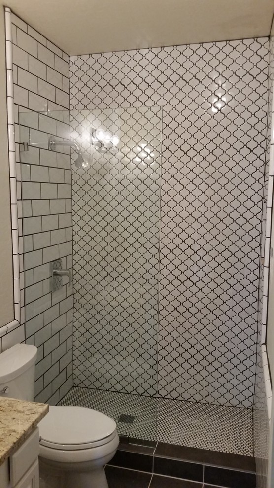 Inspiration for a transitional bathroom remodel in Phoenix