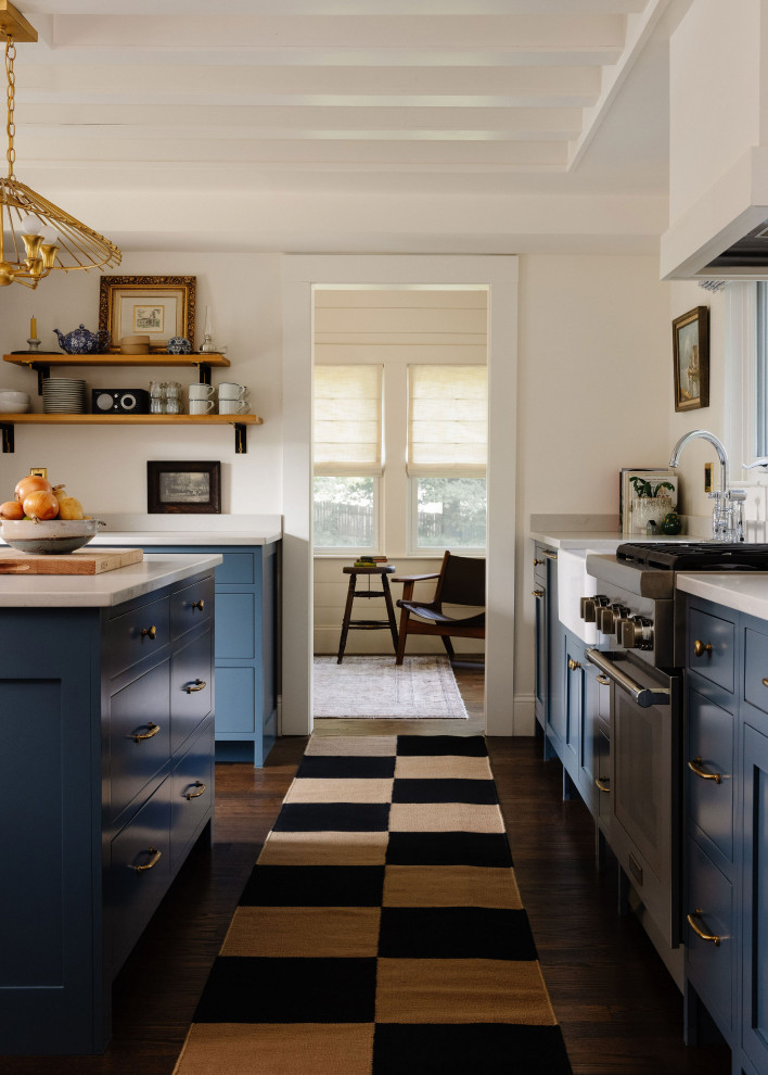 Transitional kitchen photo in Boston