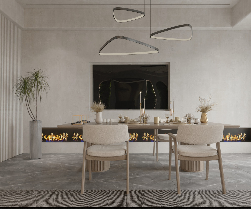 Проект гостиной в бохо стиле