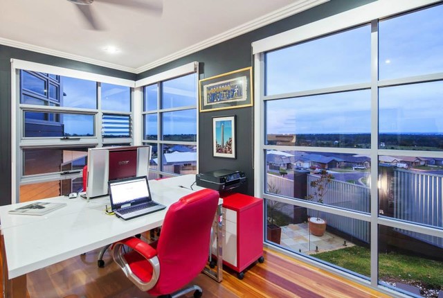 Summit Ridge Project contemporary-home-office