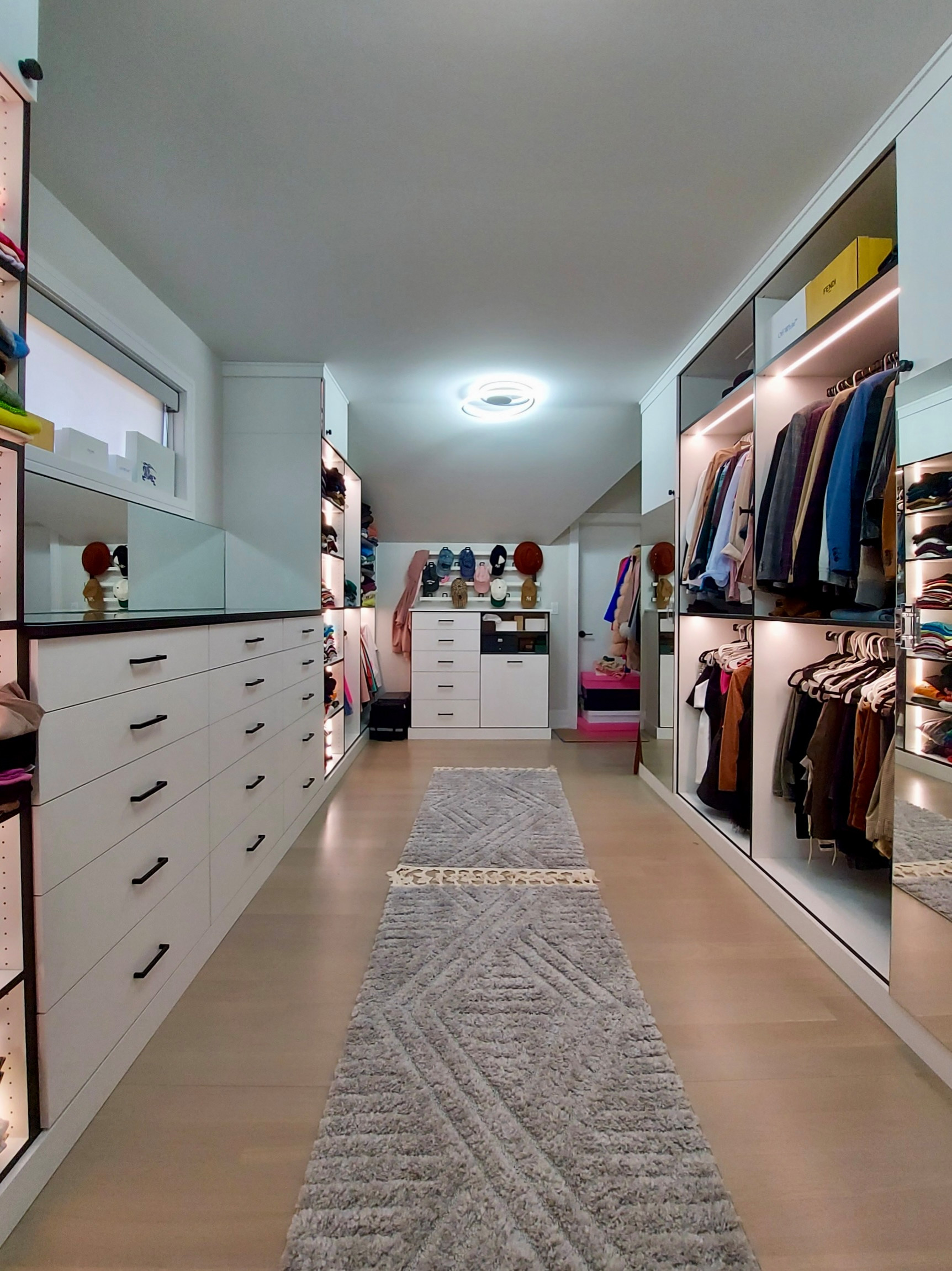 Burr Ridge Custom Contemporary Closet