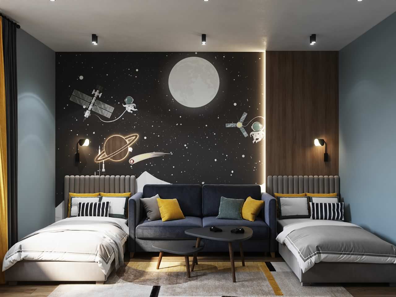 Дизайн квартиры за городом