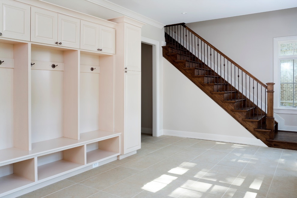 Garage - large transitional attached two-car garage idea in DC Metro