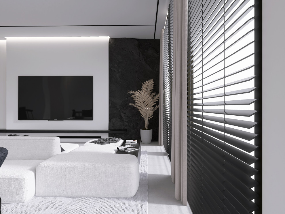 Один из наших проектов с панорамными окнами 140 м2