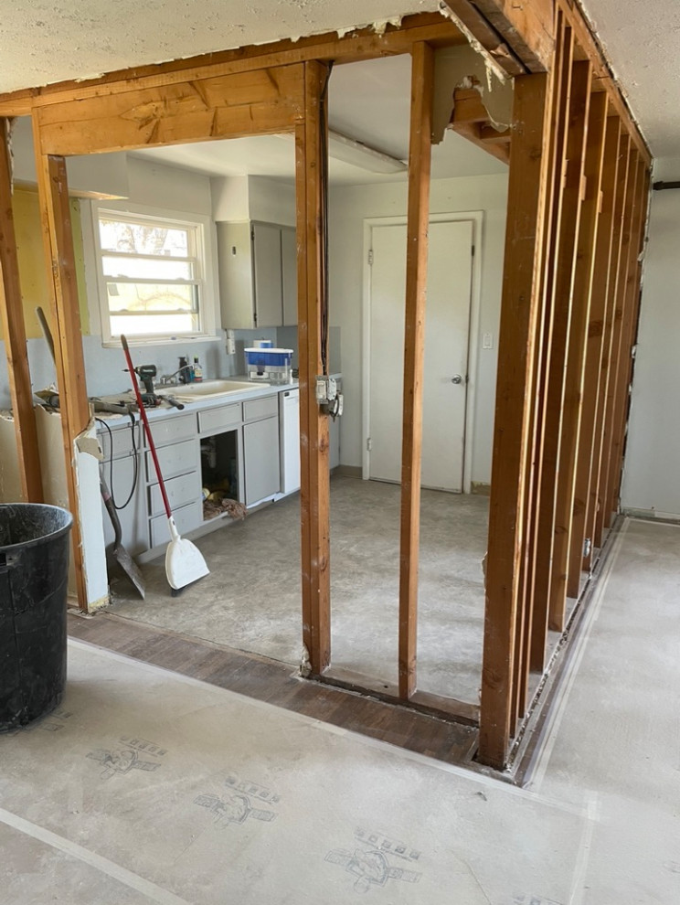 Bigger is better- Kitchen and wall remodel