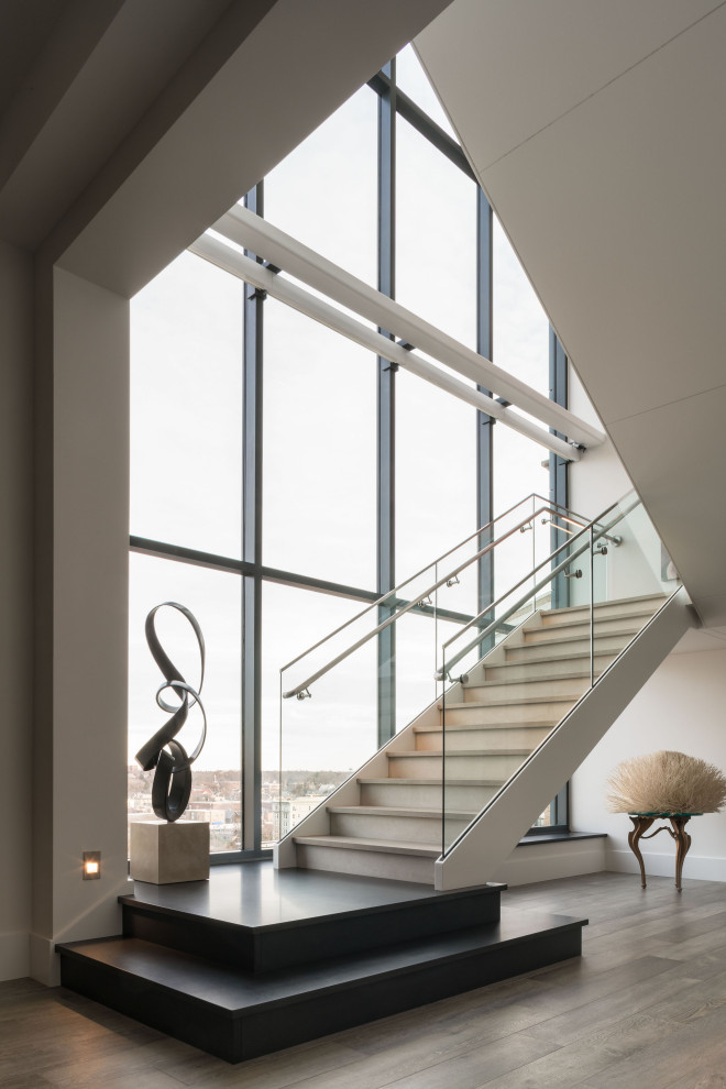 Design ideas for a contemporary staircase in Grand Rapids.