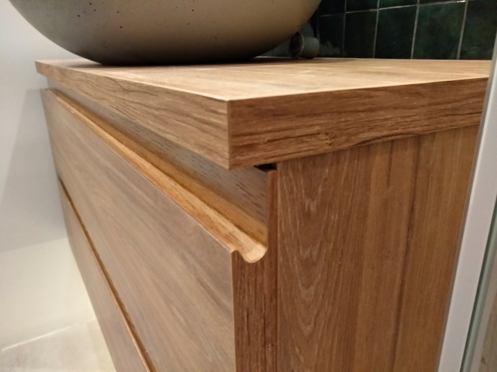 Тумба столешница под раковину в ванной