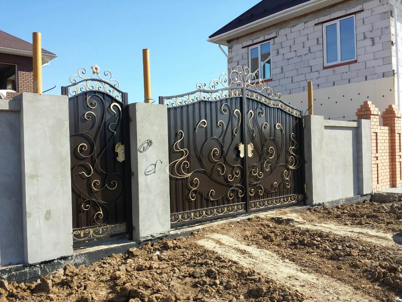 Кованые ворота и калитки