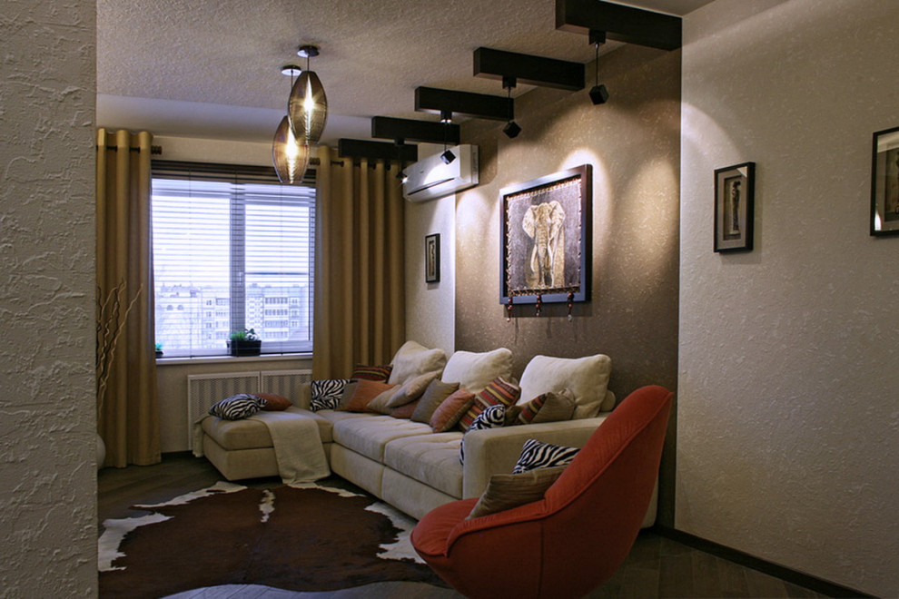 Квартира с африканскими мотивами в г. Обнинске.