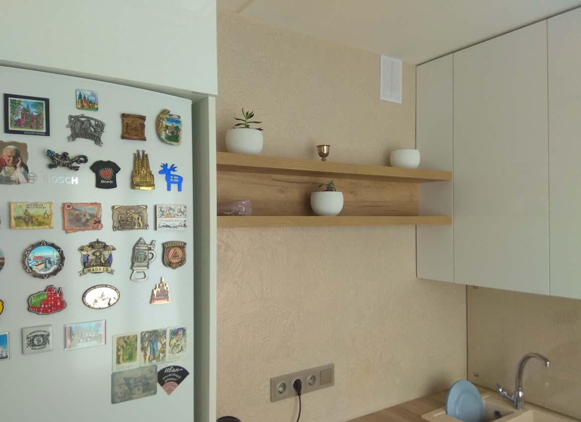 Кухни с фасадами из пластика