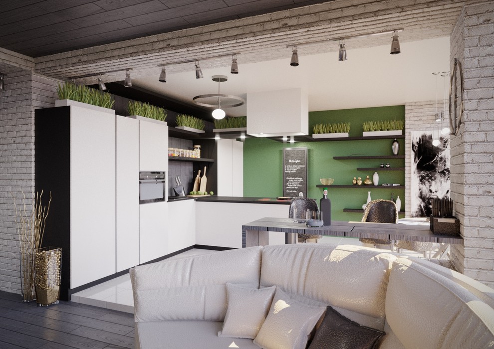 ДОМ В СОВРЕМЕННО СТИЛЕ, ПЛОЩАДЬЮ 157м²