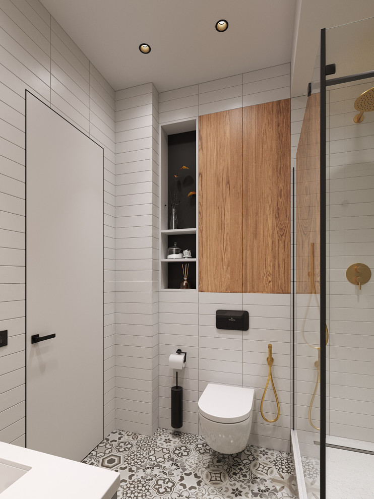 Квартира с зелеными акцентами