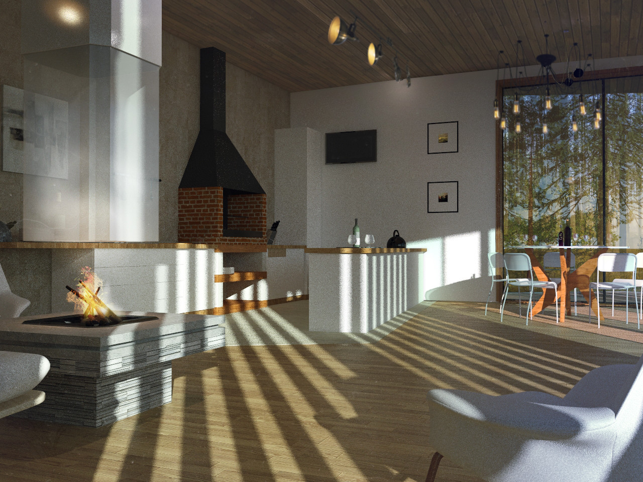 проект летней кухни Vancouver