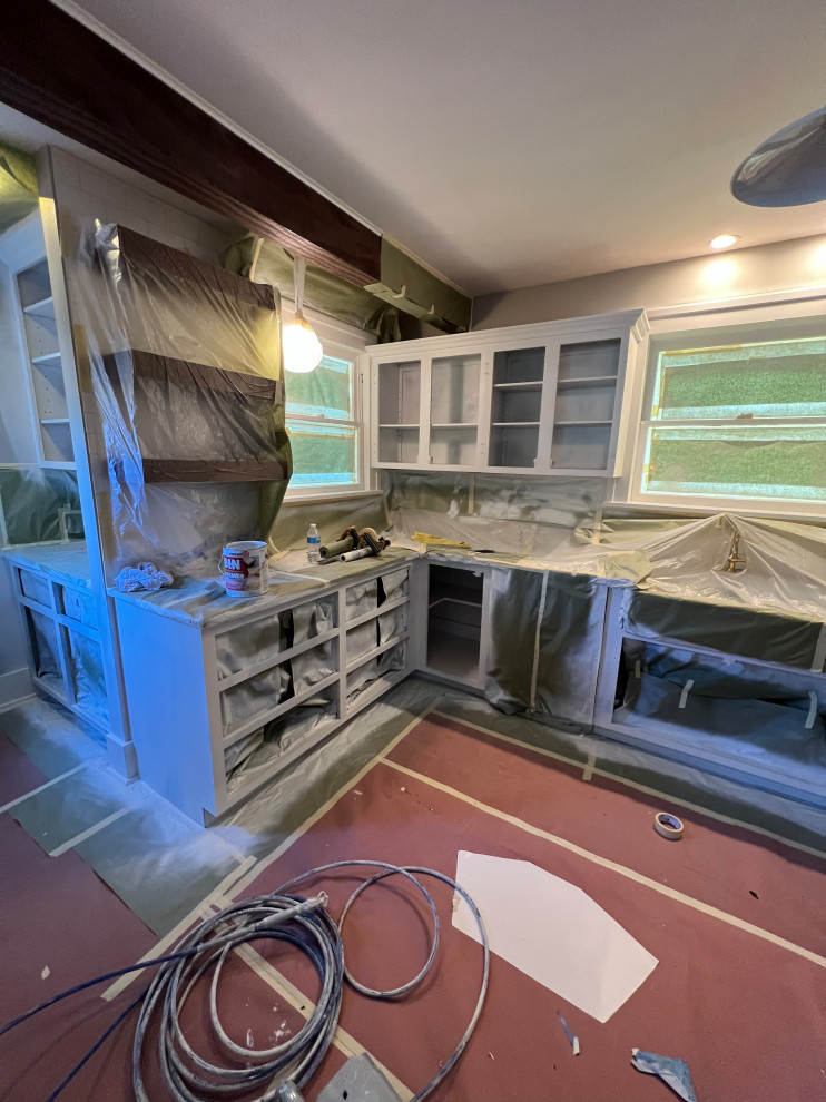 Mountain style kitchen photo in Seattle