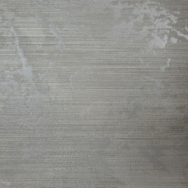 Wallpaper gray silver Metallic Textured Plain faux grass cloth, 27 Inc X 33 Ft Roll