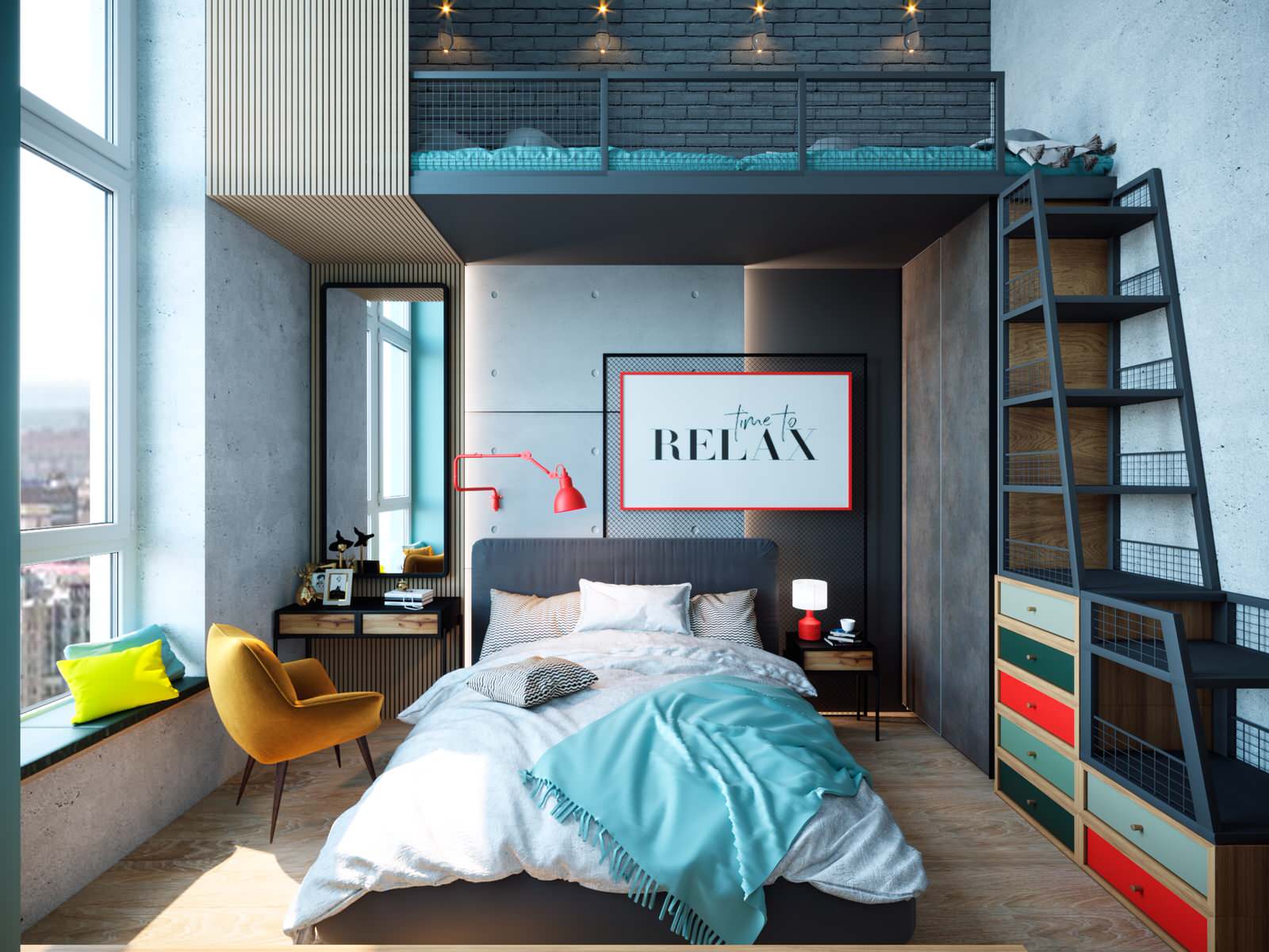 концептуальные предложения по Хайфлету 130квм. г.Новосибирск