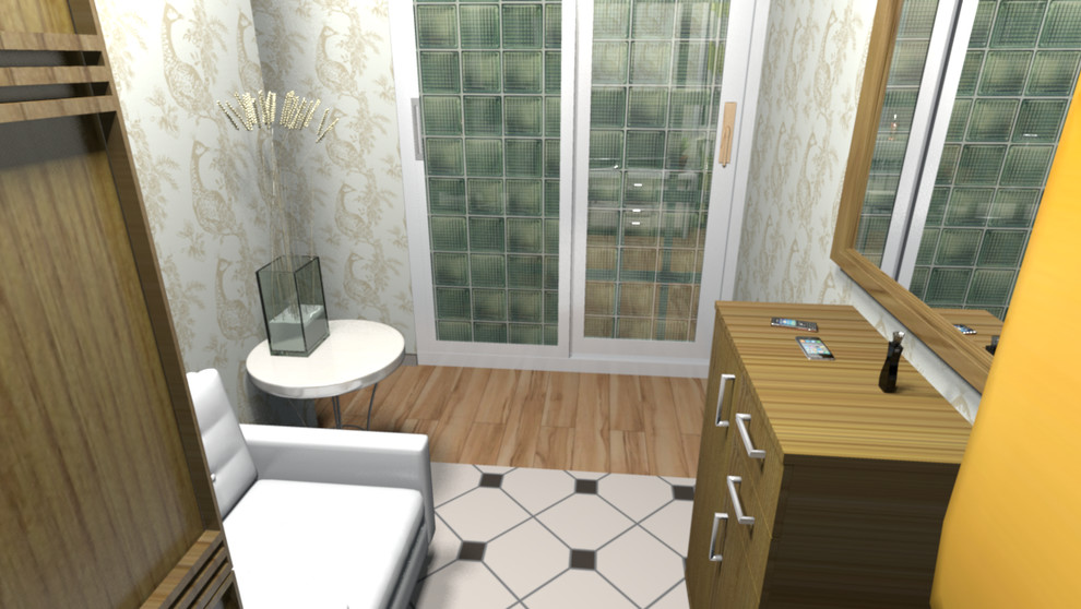 Перепланировка двушки 60м2 в квартиру с большой студией по Фэн-шуй