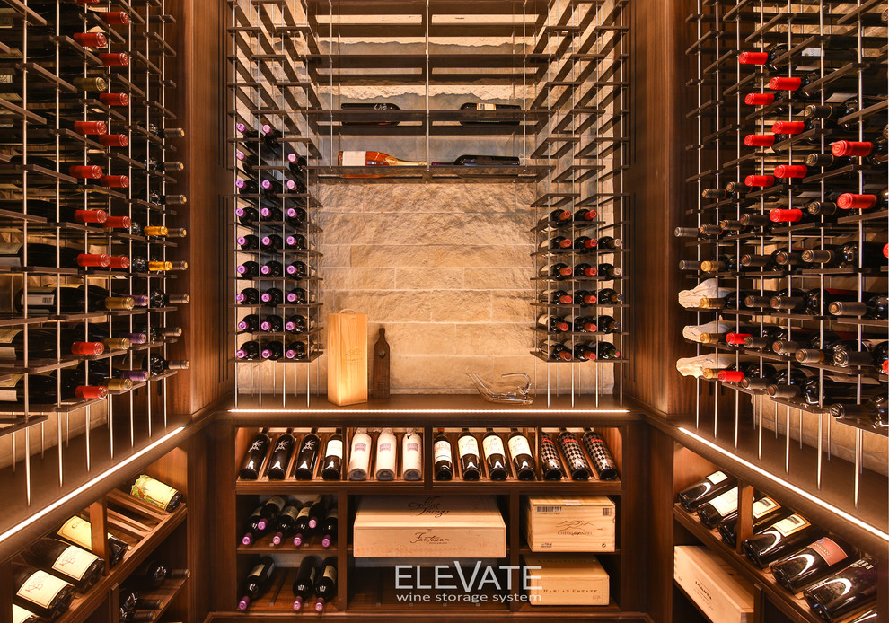 Elevate - Wine Storage System - Contemporary - Wine Cellar - Dallas ...