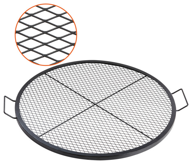 VEVOR 36 Inch Round Cooking Grate Fire Pit Grill Grate XMarks Heavy