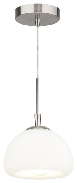 Chrome Glass Pendant Light secour modern chrome frosted glass pendant light