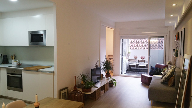 Piso en el Eixample scandinavian-living-room