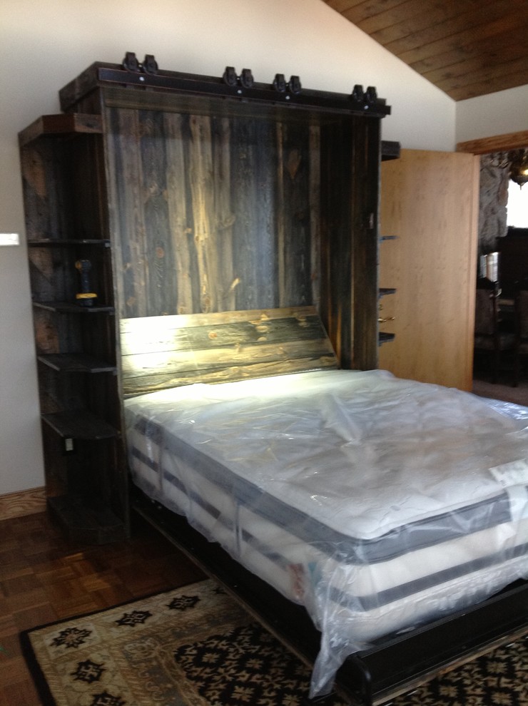Barn Door Murphy Beds Rustic Denver by FlyingBeds International