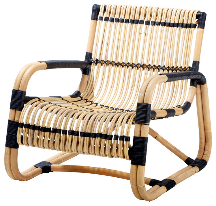 Cane-Line Curve Lounge Chair Indoor, 7402Rus