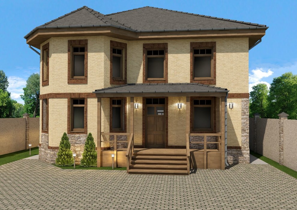 Дом 2 этажа в краснодаре