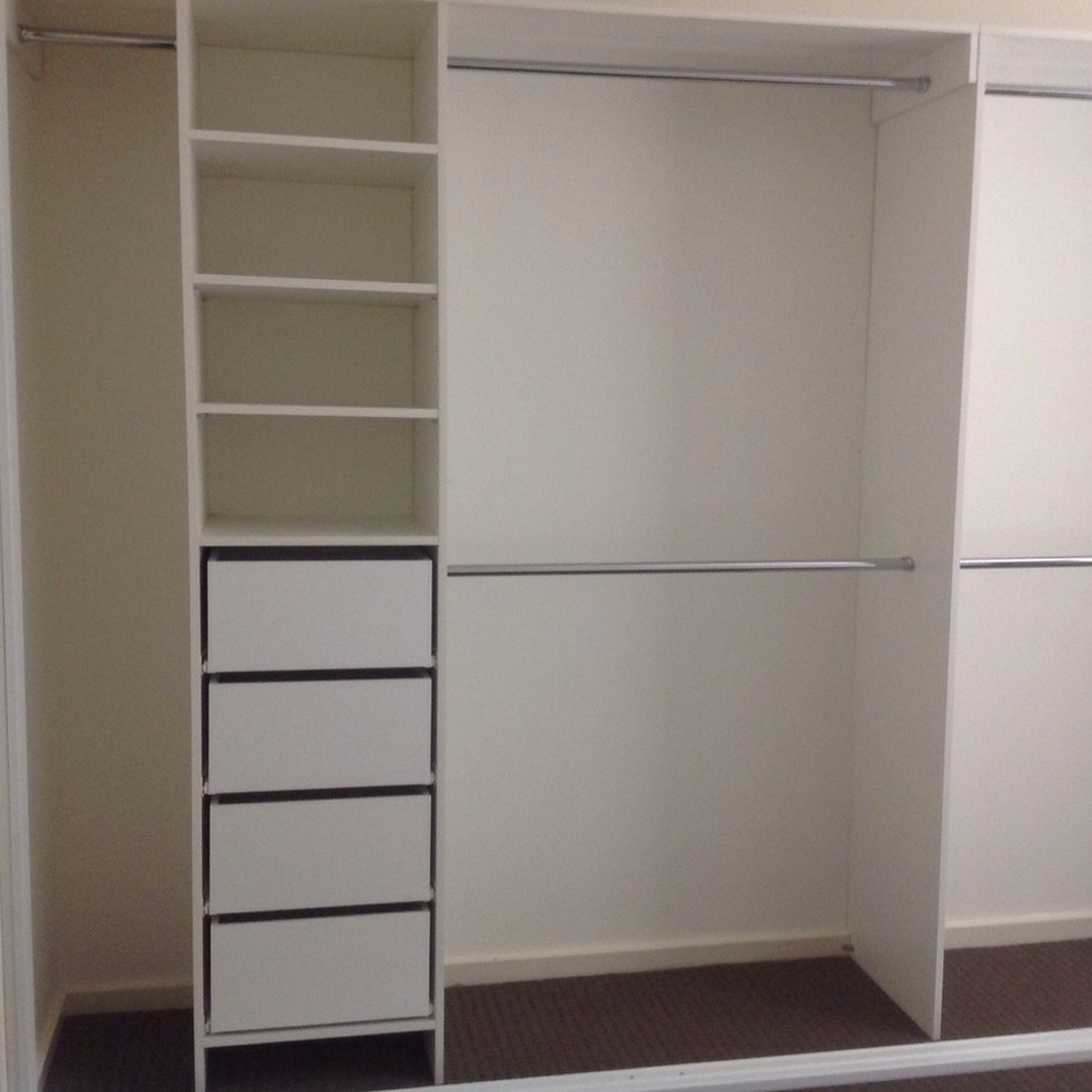Modern storage and wardrobe in Adelaide.