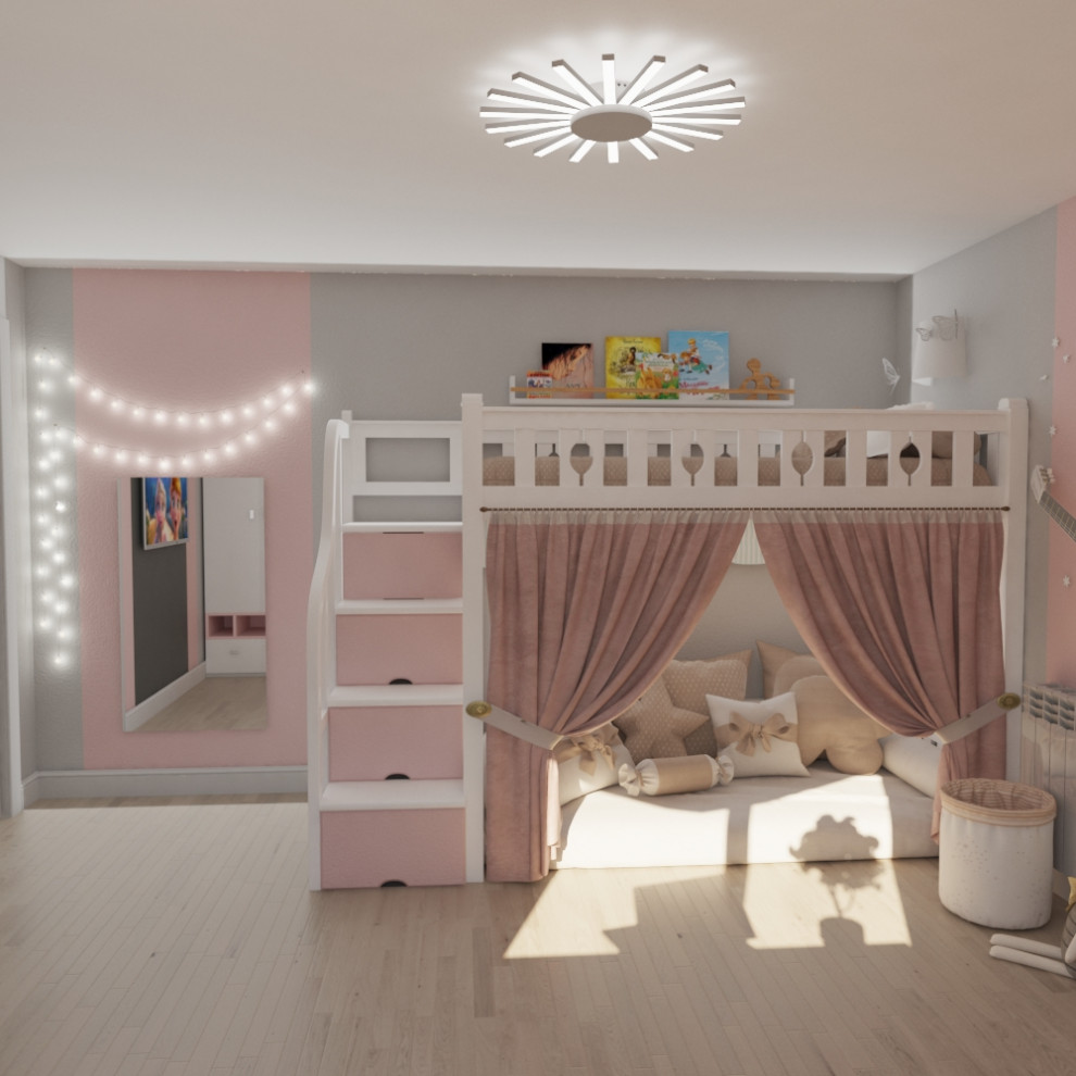 Дизайн-проект  2-го этажа дома в  ДНТ Зеленая поляна