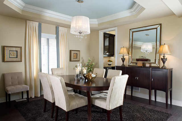 Jane Lockhart Cream/Blue Dining Room - Modern - Dining Room - Toronto