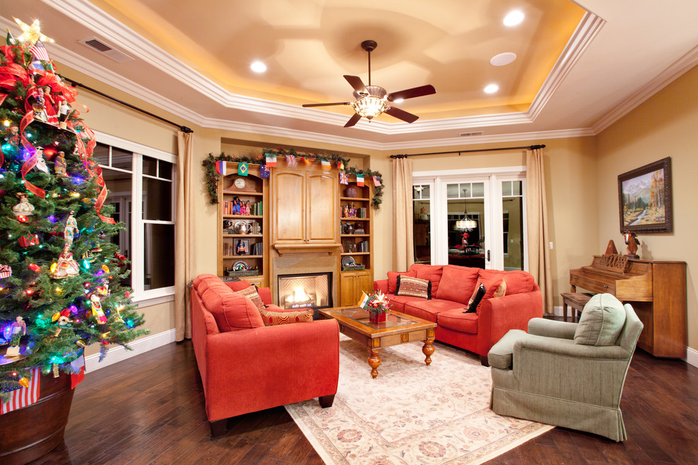 This is an example of an eclectic family room in Sacramento.