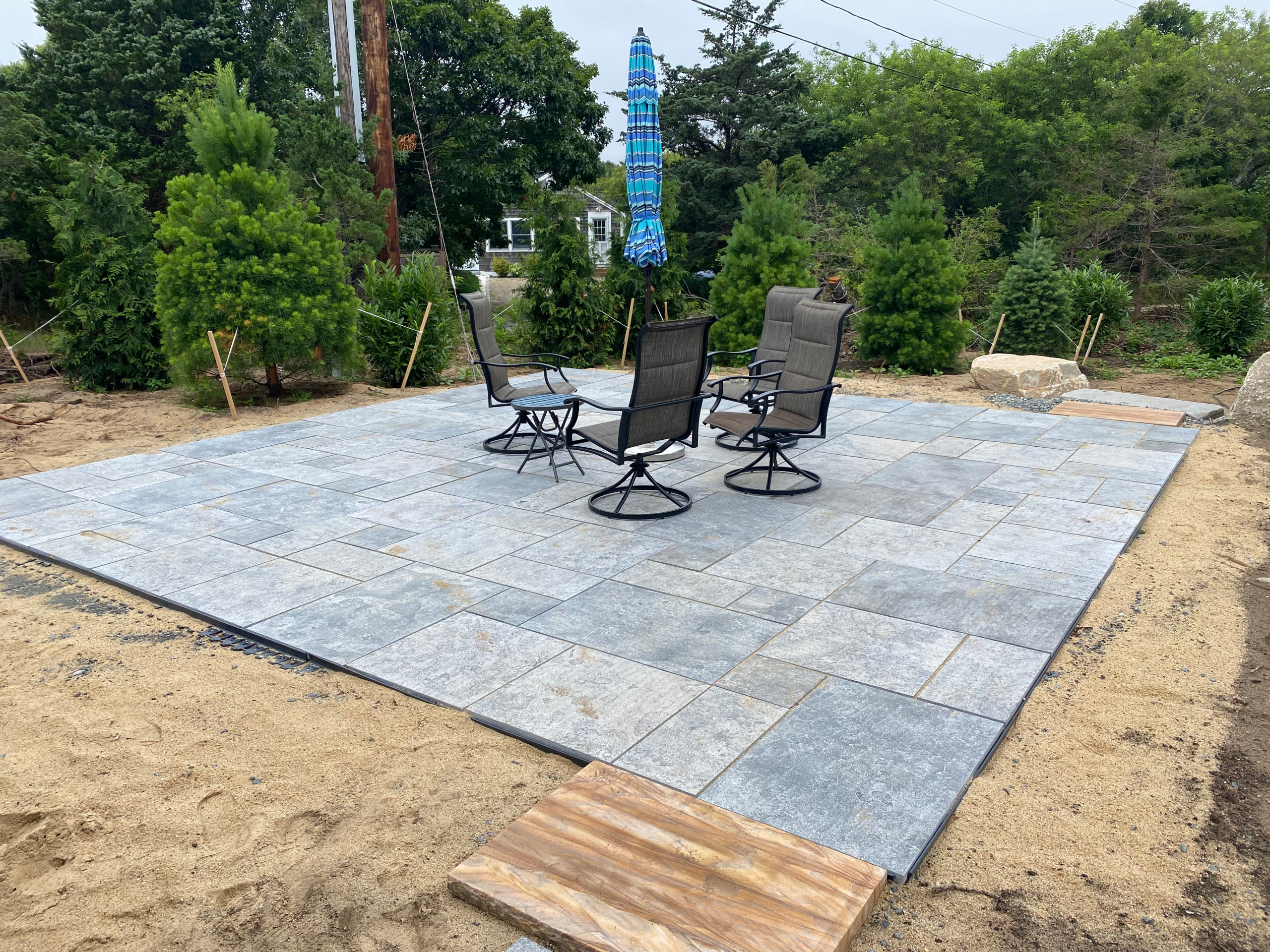 Eastham Raised Stone Patio