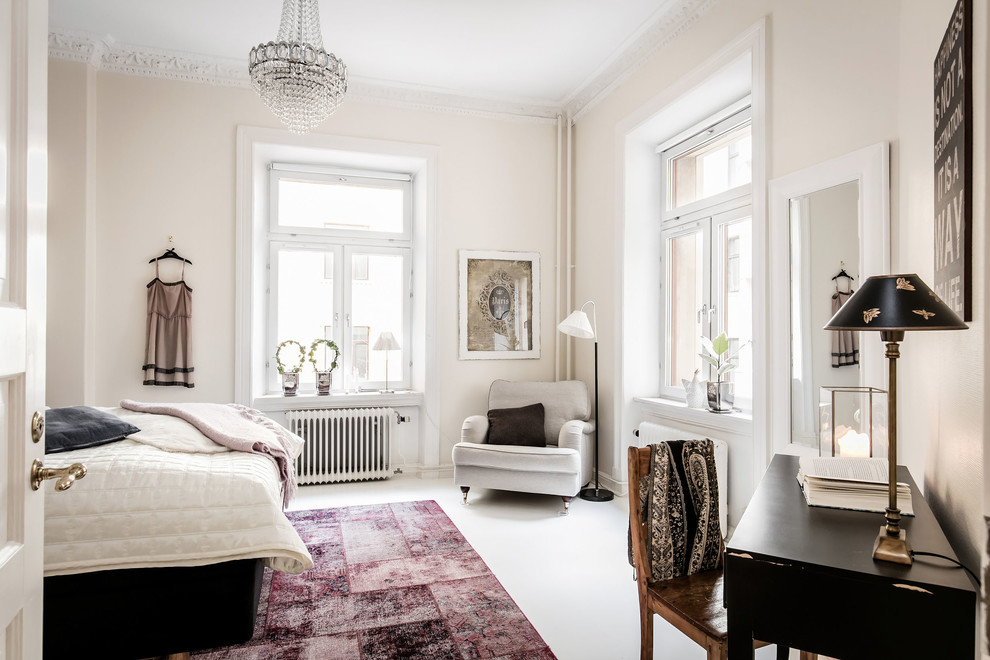 Photo of a traditional bedroom in Gothenburg.