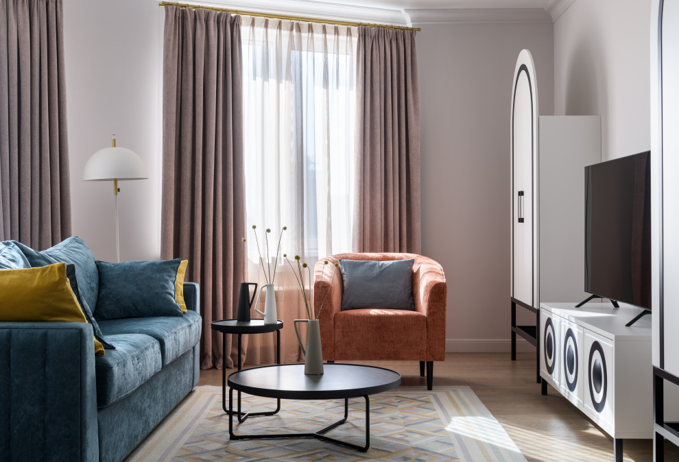 Квартира с яркими акцентами