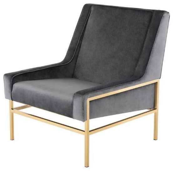 Conrad Occasional Chair Tarnished Silver Gold Conrad Occasional Chair Tarnished Silver Gold