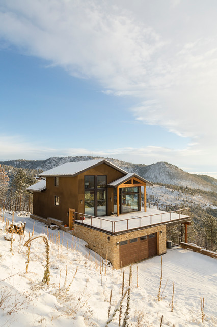 Boulder, CO Homes trendy-hus-og-facade