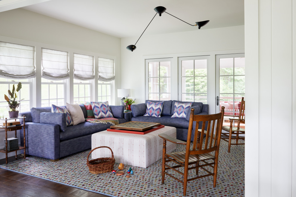 Living room - cottage living room idea in Philadelphia