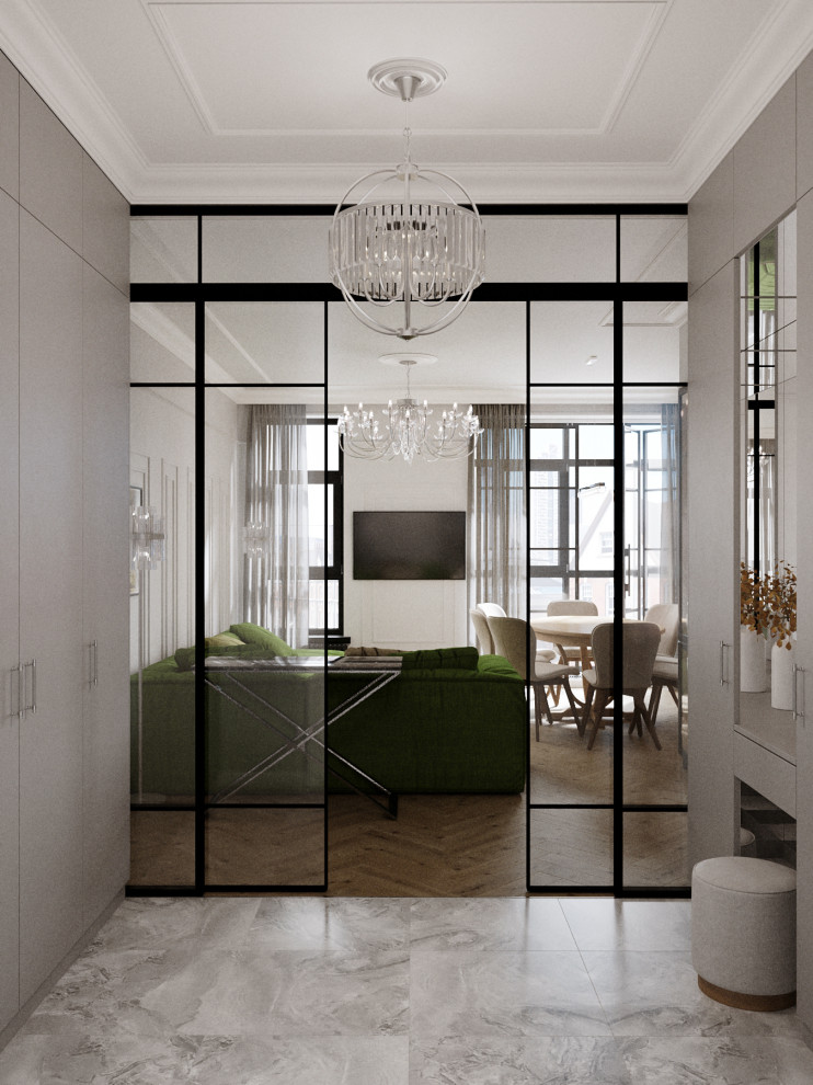 Трехкомнатная квартира в классическом европейском стиле