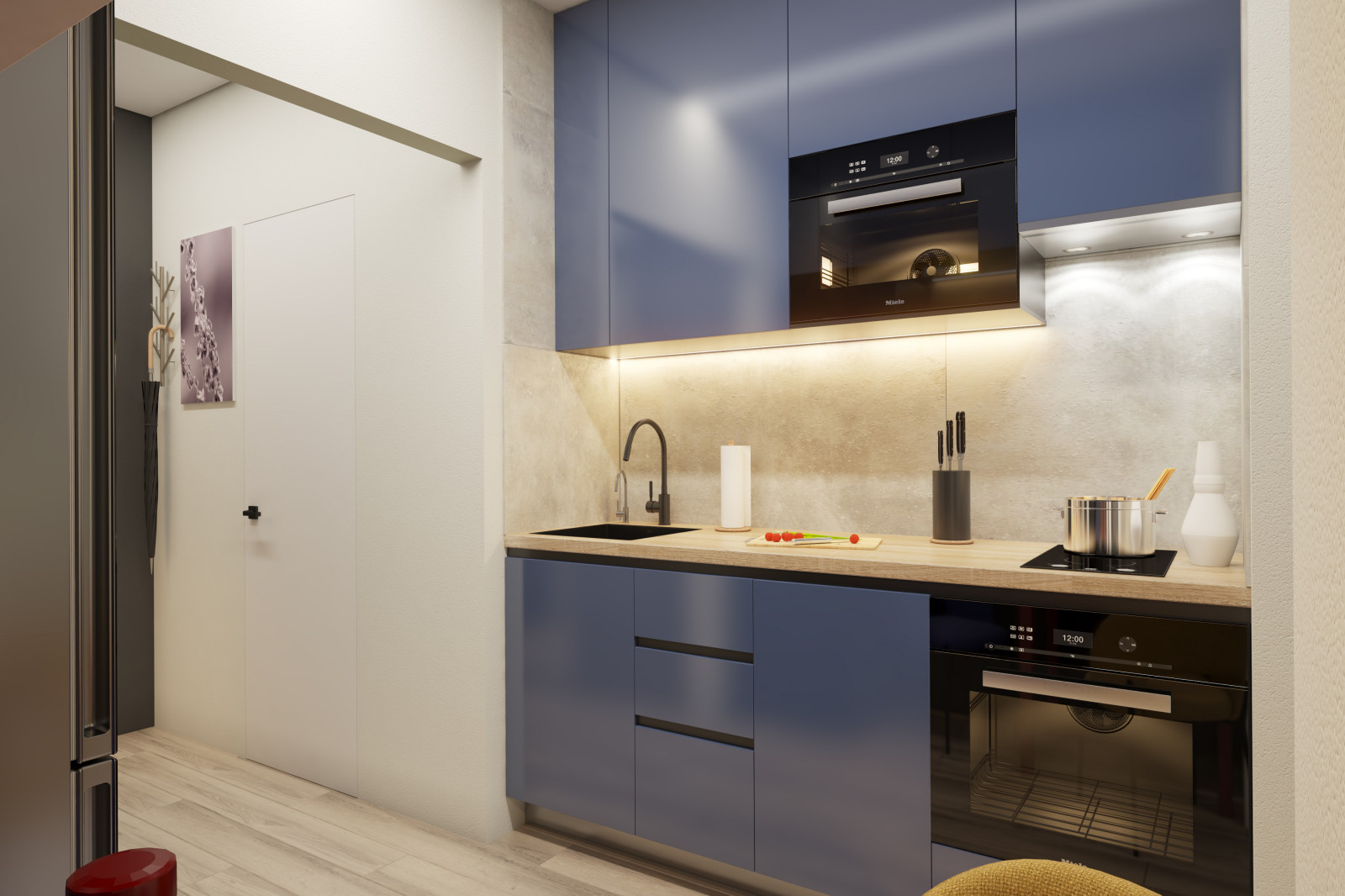 Квартира-студия. 27 кв.м.