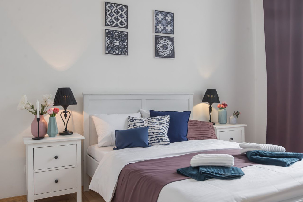 Декорирование квартира в центре Москвы под сдачу в посуточную аренду