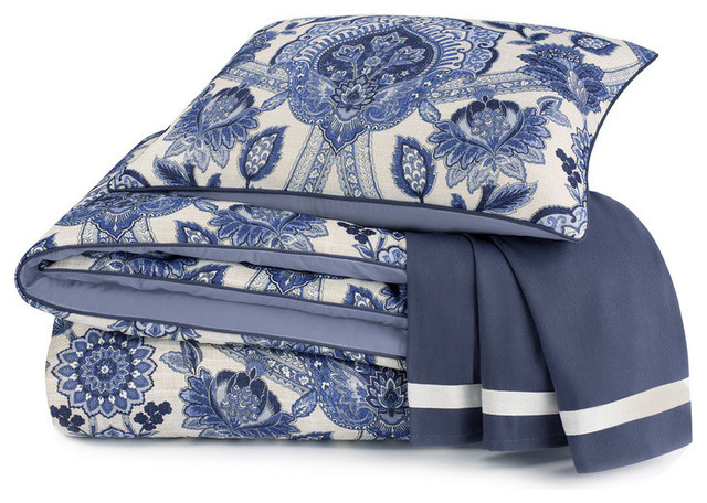 Croscill Leland Comforter Set Navy