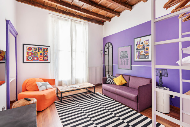 Porta Romana contemporary-living-room